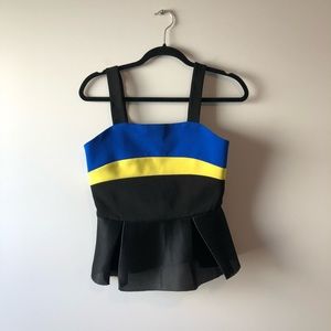 Coleman Collection sleeveless peplum top